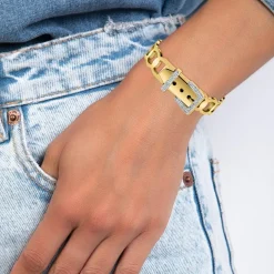 So Charm Bijoux Bracelets<Jonc Femme So Charm - B3273-DORE - Bracelet Mode Doré