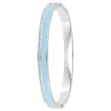 So Charm Bijoux Bracelets<Jonc Femme So Charm - B4338-ARGENT-BLEUCLAIR - Bracelet Email Argenté