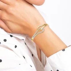 So Charm Bijoux Bracelets<Jonc Femme So Charm - B4107-DORE - Bracelet Mode Doré