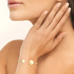 Maison de la Bijouterie Bracelets<Jonc femme Sensimio UYZ5UU5V Plaqué or