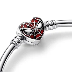 Pandora Bracelets<Jonc Moments - Marvel Fermoir Masque de Spider-Man