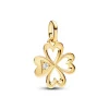Pandora Charms<Médaillon Trèfle à Quatre Feuilles Cordiformes ME