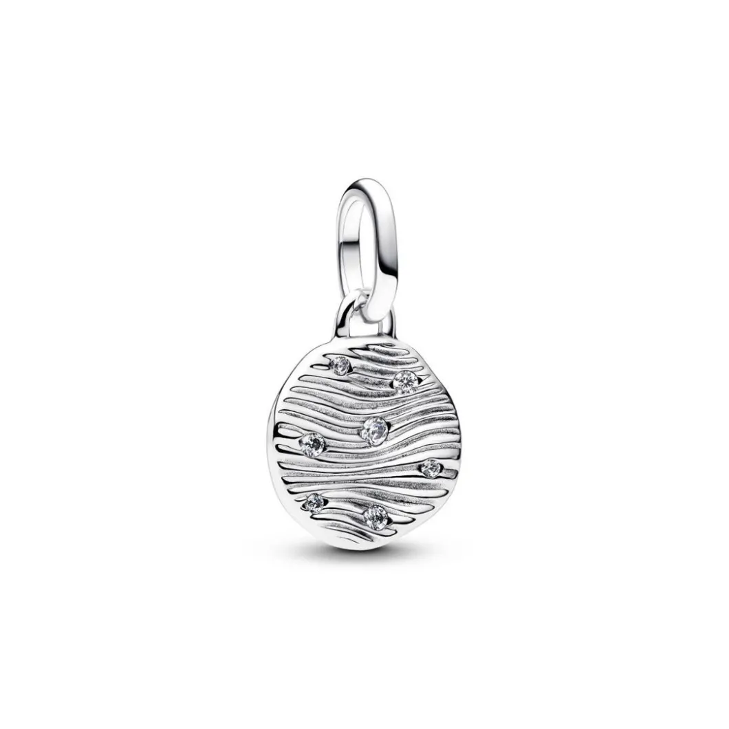 Pandora Charms<Mini Charm Médaillon Gravable 793860C01