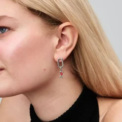 Pandora Charms<Mini Dangle Carpe Koï Verre de Murano Rouge 793863C01