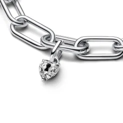 Pandora Charms<Mini Dangle Cœur Serrure ME