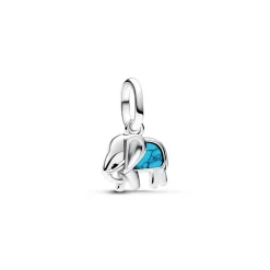 Pandora Charms<Mini Dangle Éléphant Turquoise 793858C01