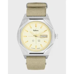 Kelton Montre Automatique<Montre automatique Octogone champagne nato sable