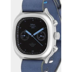 Kelton Montre Cuir<Montre Chronographe 1972 Skysand x Chapal 9124432 Cuir de box à tannage végétal, marqué à chaud : Chapal Paris