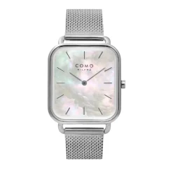 COMO MILANO Montre Acier<Montre Square Femme - CM072-154-1S Bracelet Acier Argenté