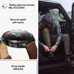 POLAR Montres Montre Connectée|Montre Cuir<Montre Connectée 900110288 - POLAR Grit X2 Pro Titan M-L