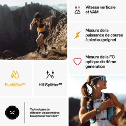 POLAR Montres Montre Connectée|Montre Cuir<Montre Connectée 900110288 - POLAR Grit X2 Pro Titan M-L