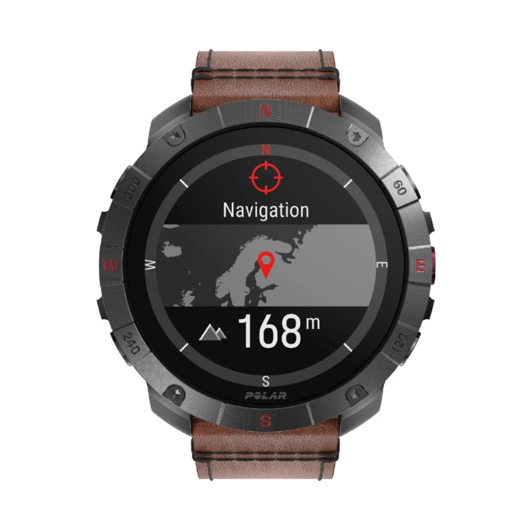 POLAR Montres Montre Connectée|Montre Cuir<Montre Connectée 900110288 - POLAR Grit X2 Pro Titan M-L
