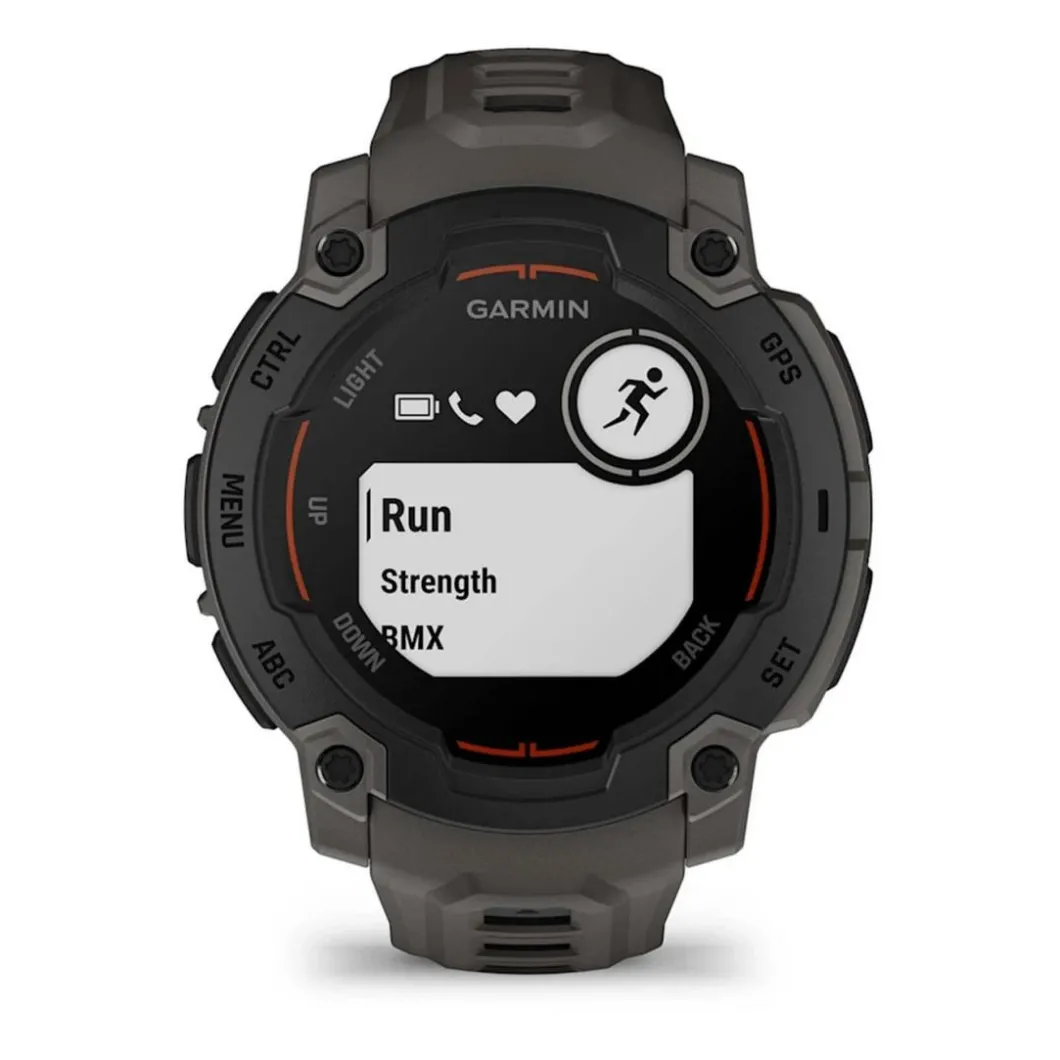 Garmin Montre Connectée|Montre Connectée<Montre Connectée - 010-02933-00 Instinct E – 45 mm, Noire avec bracelet gris charbon