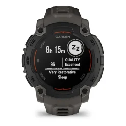 Garmin Montre Connectée|Montre Connectée<Montre Connectée - 010-02933-00 Instinct E – 45 mm, Noire avec bracelet gris charbon