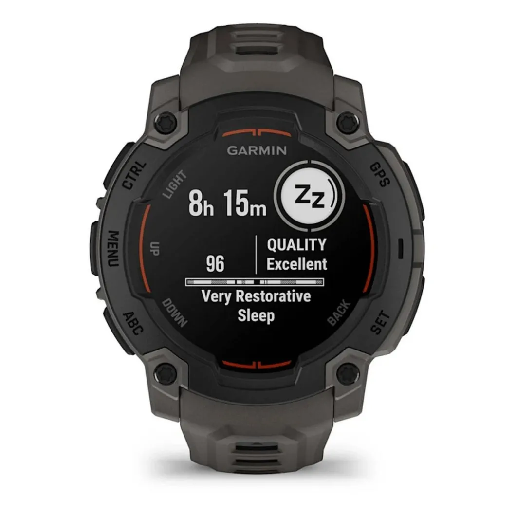 Garmin Montre Connectée|Montre Connectée<Montre Connectée - 010-02933-00 Instinct E – 45 mm, Noire avec bracelet gris charbon