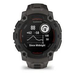 Garmin Montre Connectée|Montre Connectée<Montre Connectée - 010-02933-00 Instinct E – 45 mm, Noire avec bracelet gris charbon