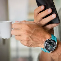 Festina Montre Connectée<Montre connectée Homme - F23000-5 Bracelet Silicone Turquoise