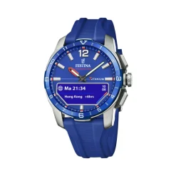 Festina Montre Connectée<Montre connectée Homme - F23000-3 Bracelet Silicone Bleu