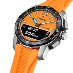 Festina Montre Connectée<Montre connectée Homme - F23000-7 Bracelet Silicone Orange