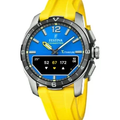 Festina Montre Connectée<Montre connectée Homme - F23000-8 Bracelet Silicone Jaune