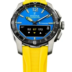 Festina Montre Connectée<Montre connectée Homme - F23000-8 Bracelet Silicone Jaune