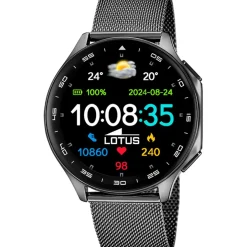 Lotus Montre Connectée|Montre Acier<Montre connectée Homme Smartwatch - L50050-4 Bracelet Acier Argent