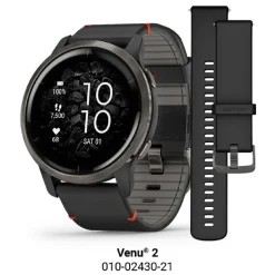 Garmin Montre Connectée|Montre Connectée<Montre connectée Mixte 010-02430-21 - VENU 2 Noir
