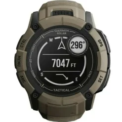Garmin Montre Connectée|Montre Connectée<Montre connectée Mixte 010-02805-02 beige - Instinct 2X Solar Tactical Edition