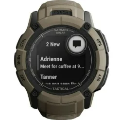 Garmin Montre Connectée|Montre Connectée<Montre connectée Mixte 010-02805-02 beige - Instinct 2X Solar Tactical Edition