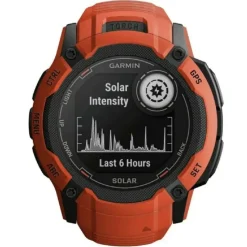 Garmin Montre Connectée|Montre Connectée<Montre connectée Mixte 010-02805-00 Rouge - Instinct 2X Solar