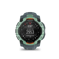 Garmin Montre Connectée|Montre Connectée<Montre connectée Mixte INSTINCT 3 50 MM, AMOLED - 010-03020-01 Bracelet Silicone Bleu