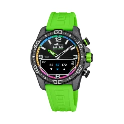 Lotus Montre Connectée|Montre Connectée<Montre connectée Mixte Connected - L20000-A Bracelet Résine Vert
