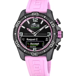 Lotus Montre Connectée|Montre Connectée<Montre connectée Mixte Connected - L20000-9 Bracelet Résine Rose