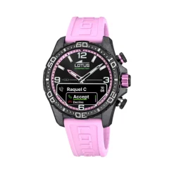 Lotus Montre Connectée|Montre Connectée<Montre connectée Mixte Connected - L20000-9 Bracelet Résine Rose