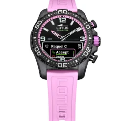 Lotus Montre Connectée|Montre Connectée<Montre connectée Mixte Connected - L20000-9 Bracelet Résine Rose