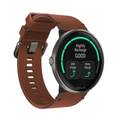 POLAR Montres Montre Connectée|Montre Connectée<Montre connectée Mixte Polar Ignite 3 Titanium Silicone Noir S-L