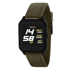 Sector Montre Connectée|Montre Connectée<Montre connectée mixte S-05 R3251550001 avec bracelet en silicone vert