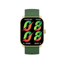 Smarty Montres Montre Connectée|Montre Connectée<Montre connectée Mixte Smarty Super Amoled - SW070G Bracelet Silicone Vert