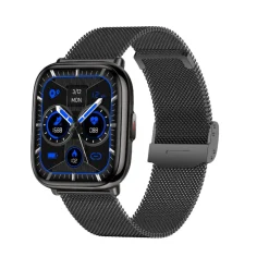 Smarty Montres Montre Connectée|Montre Acier<Montre connectée Mixte Smarty Overtake - SW081E Bracelet Acier Noir