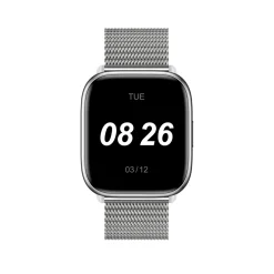 Smarty Montres Montre Connectée|Montre Acier<Montre connectée Mixte Smarty Overtake - SW081F Bracelet Acier Argent