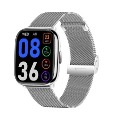 Smarty Montres Montre Connectée|Montre Acier<Montre connectée Mixte Smarty Overtake - SW081F Bracelet Acier Argent