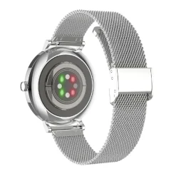Smarty Montres Montre Connectée|Montre Acier<Montre connectée Mixte Smarty Super Slim Amoled - SW079B Bracelet Acier Argent