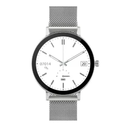 Smarty Montres Montre Connectée|Montre Acier<Montre connectée Mixte Smarty Super Slim Amoled - SW079B Bracelet Acier Argent