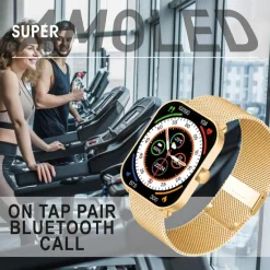 Smarty Montres Montre Connectée|Montre Connectée<Montre connectée Mixte Smarty Super Amoled - SW070A Bracelet Silicone Noir