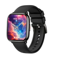 Smarty Montres Montre Connectée|Montre Connectée<Montre connectée Mixte Smarty Overtake - SW081A Bracelet Silicone Noir