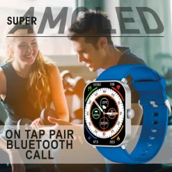 Smarty Montres Montre Connectée|Montre Connectée<Montre connectée Mixte Smarty Super Amoled - SW070B Bracelet Silicone Orange