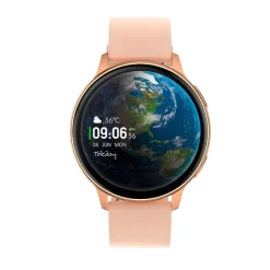 Tekday Montre Connectée|Montre Connectée<Montre connectée Mixte - 656535 Bracelet Silicone Rose