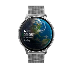 Tekday Montre Connectée|Montre Acier<Montre connectée Mixte - 656537 Bracelet Acier Argent