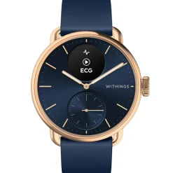 Withings Montre Connectée<Montre de Santé Connecté Femme Scanwatch 2 - Wsw 238 Roblu Bracelet Caoutchouc Bleu