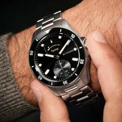 Withings Montre Connectée|Montre Acier<Montre de Santé Connectée Homme Scanwatch Nova - Wsw N Black Bracelet Acier Argent